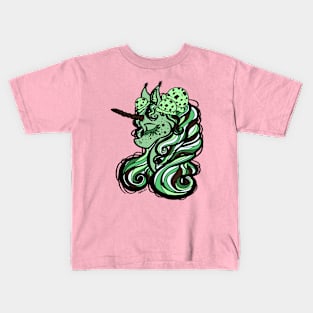 Mint Chocolate Chip Unicorn Kids T-Shirt